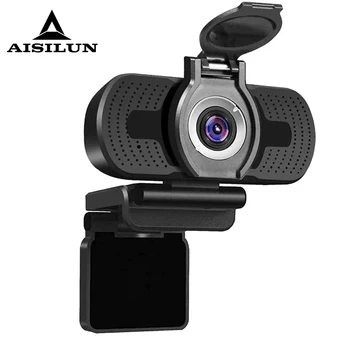 

USB Camera HD 1080P Computer Camera With Dust Cover Webcam For Webcast Video Conference webcam full hd 1080p camara web para pc