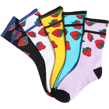

Hyrax trends Lady cute cartoon socks Fashion tide socks Pure cotton breathable and comfortable Ladies' happy casual socks