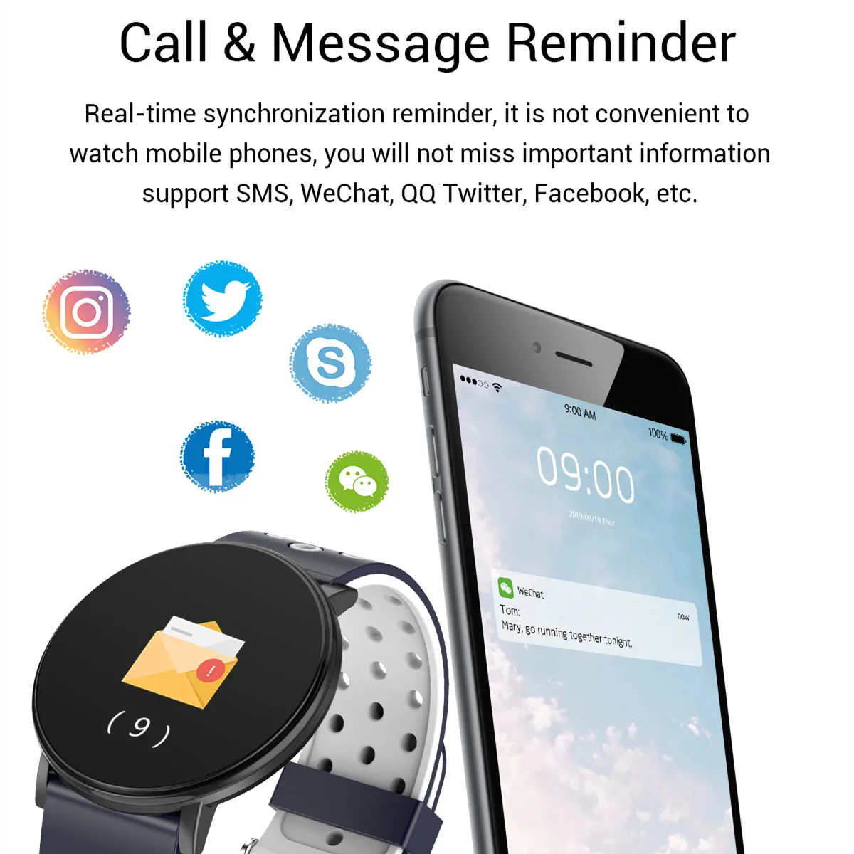 Новые смарт-часы водонепроницаемые спортивные для iphone смарт-часы телефон монитор сердечного ритма функции кровяного давления для женщин и мужчин