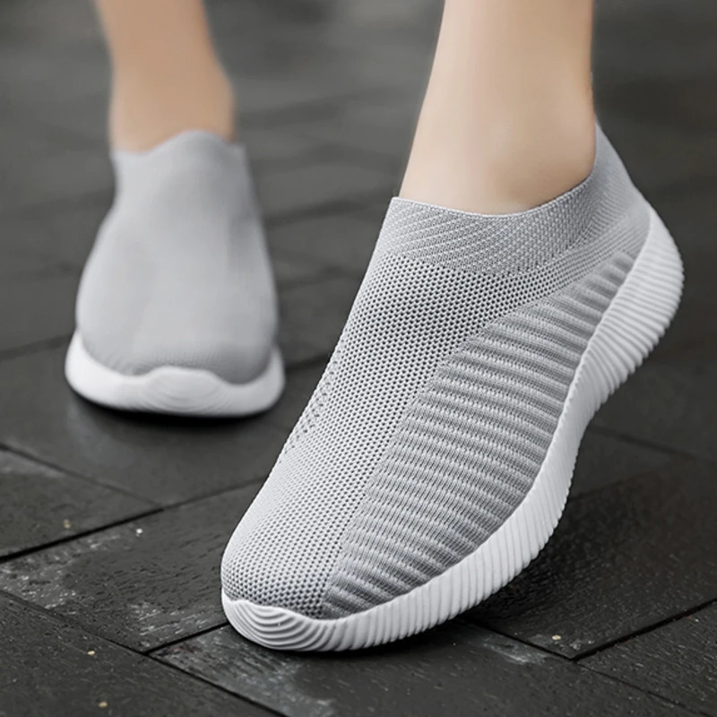 ladies black lightweight trainers