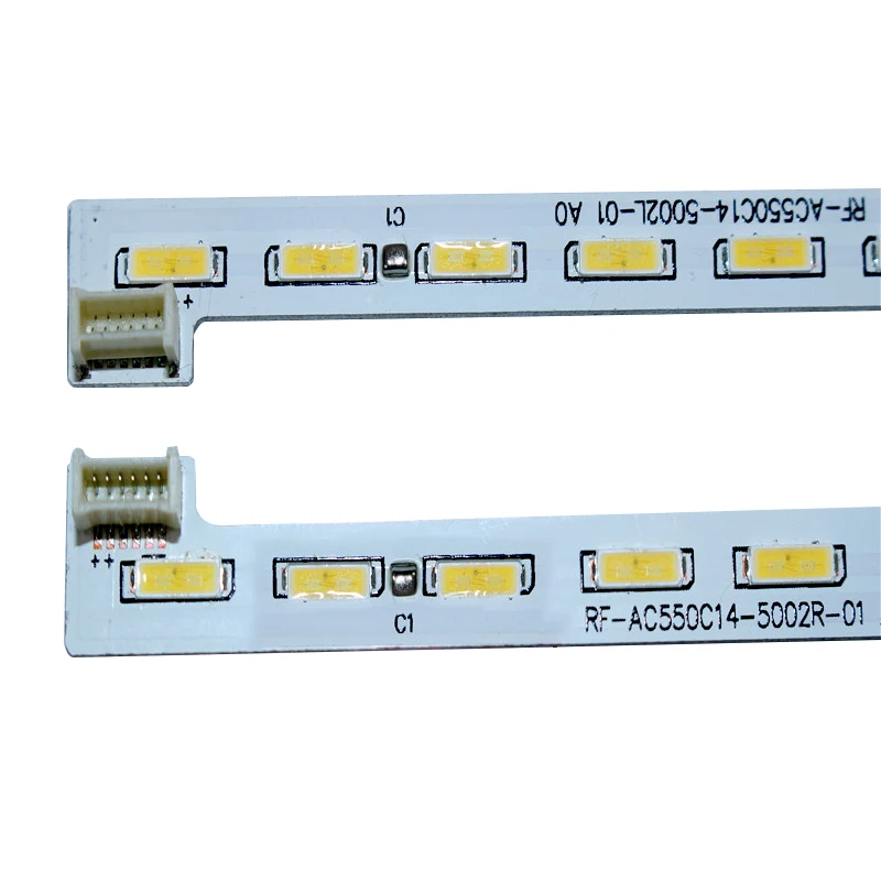 2 шт. 100LED полосы схемы RF-AC550C14-5002L-01 RF-AC550C14-5002R-01 для 55Q1F/55Q2F 55Q1FU/55Q2FU 60 см