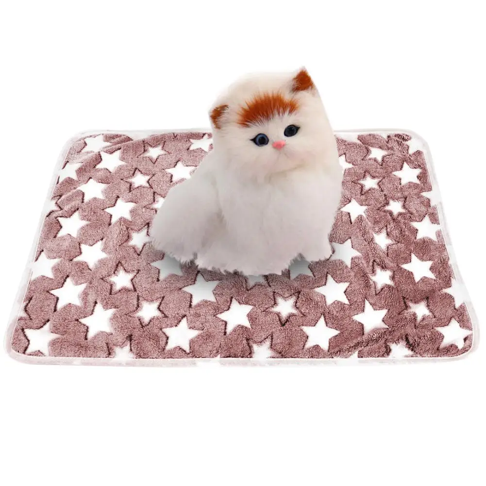 Breathable Stars Print Rectangle Pet Dog Puppy Cat Absorb Water Blanket Sleep Mat Cushion Bed | Дом и сад