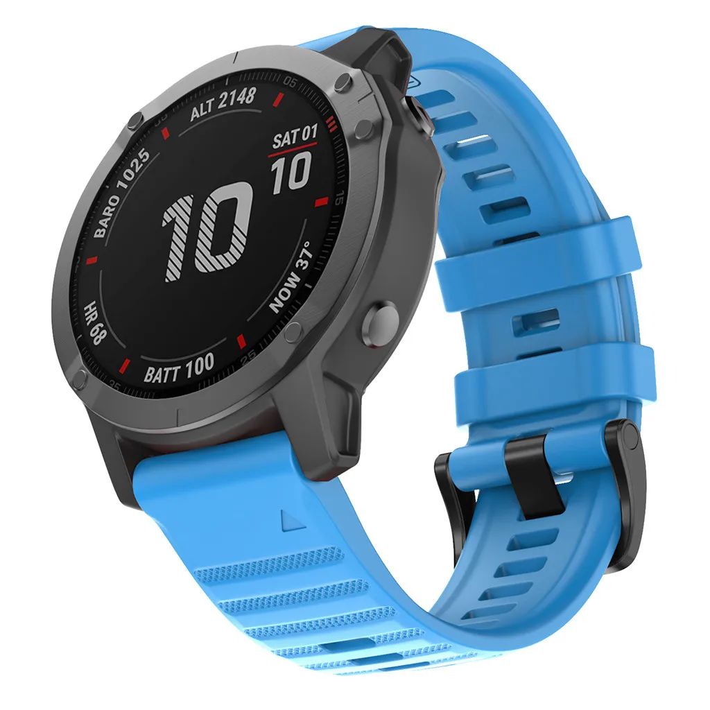 Ouhaobin ремешок для часов 26 мм/22 мм/Силиконовые для Garmin Fenix6/6pro Fenix5/5 Plus для Garmin Fenix6X/6 электронных сигарет, Современная замена, Xpro Fenix5X/5 XPlus 1016#2