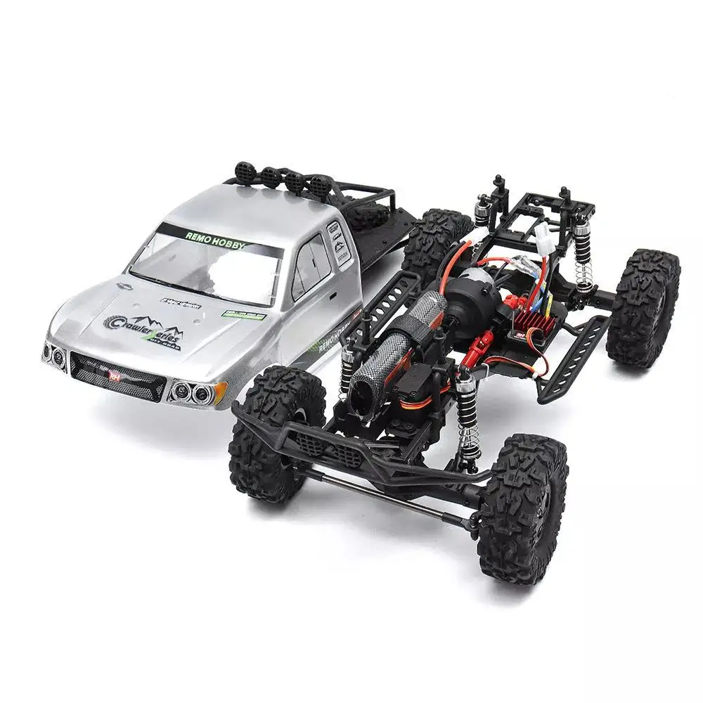 LeadingStar Remo Hobby 1093-ST 1/10 2,4G 4WD водонепроницаемый матовый Радиоуправляемый автомобиль внедорожник Рок Гусеничный Трейл Риги грузовик RTR игрушка