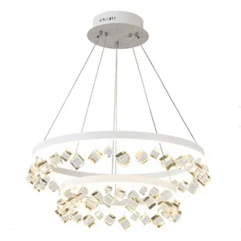 

Modern Crystal Pendant Lights Lamparas De Techo Colgante Moderna Cristal Led Avize Luminarias Pendentes De Teto Lustres Deco