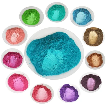 

Mica Pearl Coating Powder DIY Natural Mineral Pearlized Pigment Colorant 10g Per Bag, 80 Colors for Eye Shadow Cars Craft