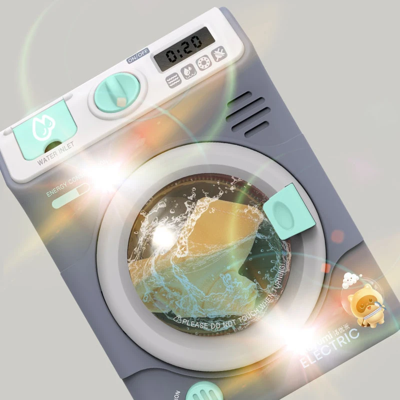 Montessori Method Educational Toys Refrigerator Washing Machine For Children Simulation Device Play House Kitchen Toy For Kids