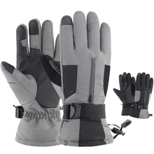 Outdoor Ski Gloves Waterproof Gloves with Touchscreen Function Snowboard Thermal Gloves Warm Snowmobile Snow Gloves Men Women