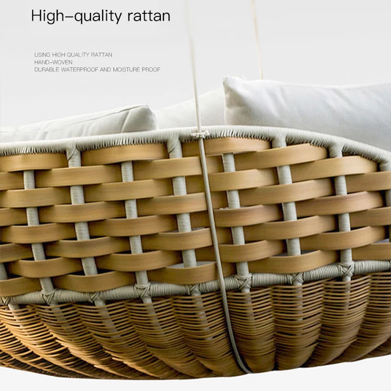Swing Rocking Chair Lounge Double Indoor Adult Hammock Rattan Bed Sofa Garden Furniture Terrace Balcony Courtyard