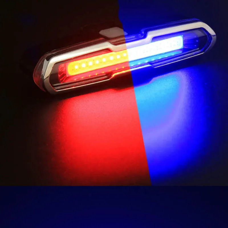 

New Style Mountain Bicycle Lights USB Charging Led Warning Light Outdoor Riding Instructions Taillight Bike Accessories