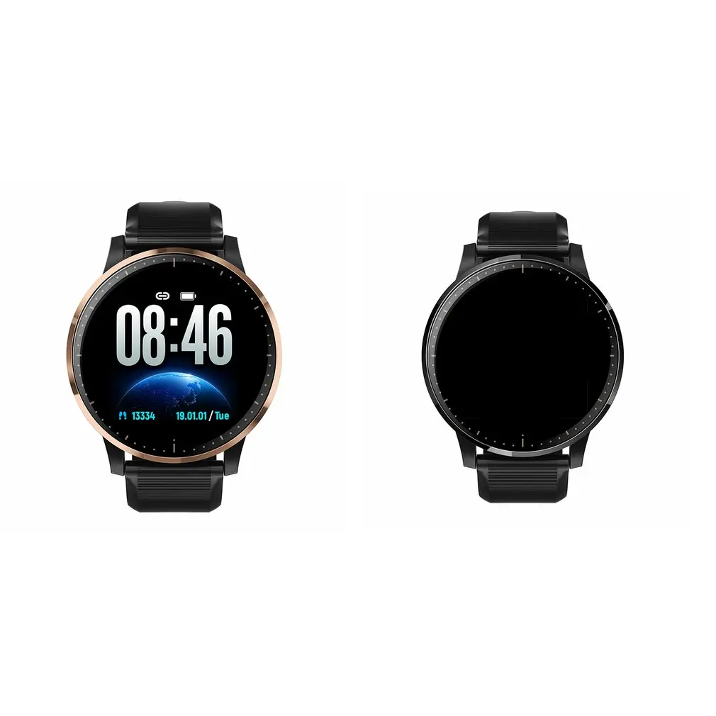 Q20 Full Round Touch Control Heart Rate Physiological Monitor Bracelet Fitness Tracker Smart Watch Sports Bracelet