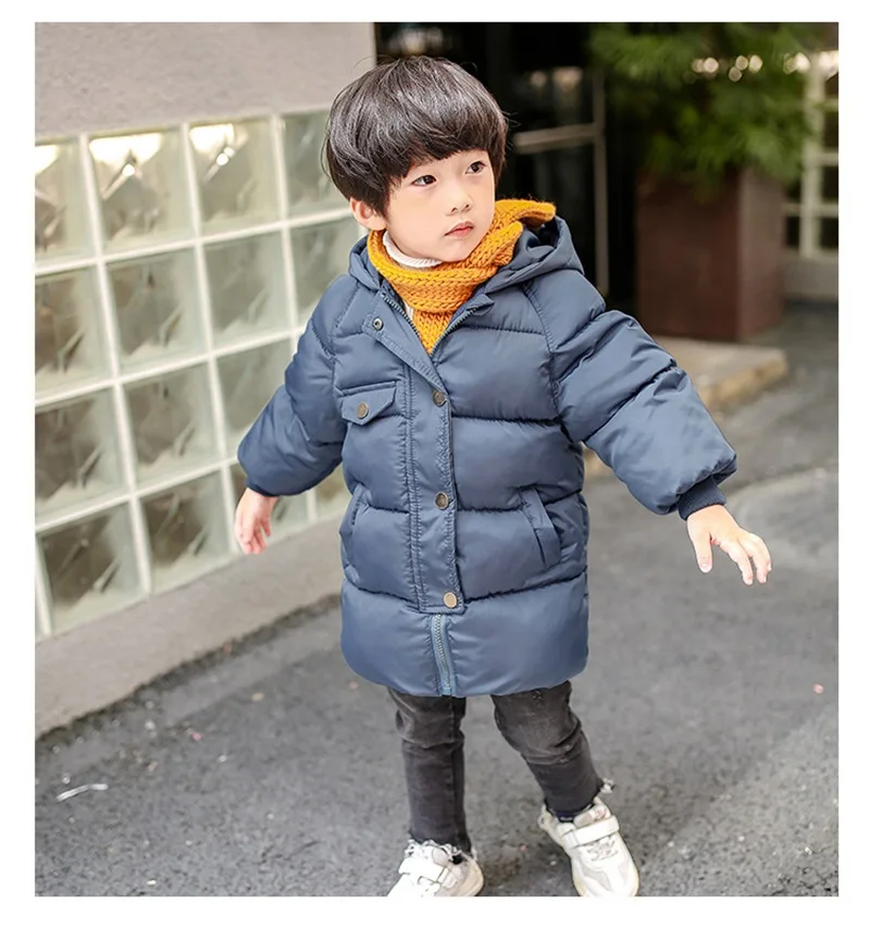 COOTELILI/зимние парки; детские куртки для девочек и мальчиков; теплая плотная детская верхняя одежда; длинное стильное Детское пальто; пальто для младенцев