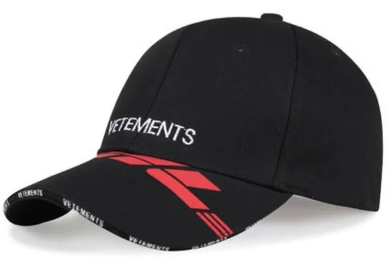

Vetements Cap High Quality Adjustable VTM Hats Vetements Baseball Caps Men Women Red Embroidery Logo