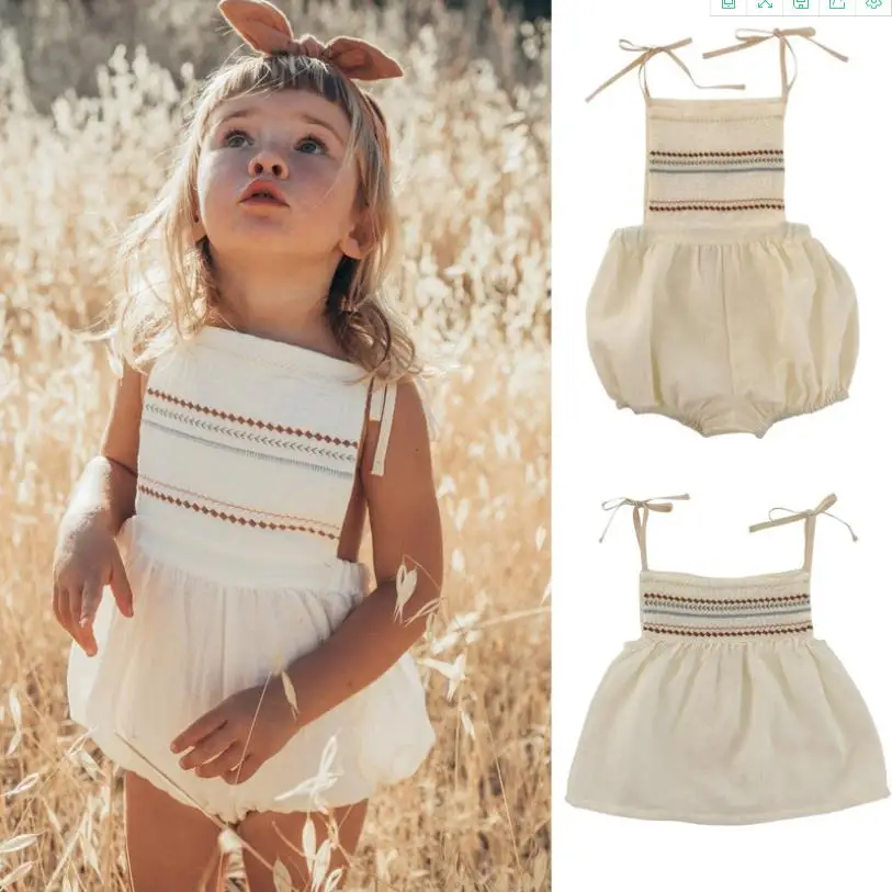 baby girl vintage romper