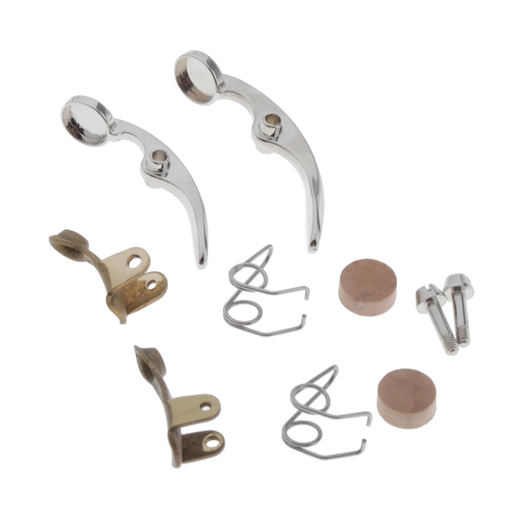 Copper Trumpet Water Key Valve Spring Screws Water Key Holders Full Set Trumpet Repair Maintenance Parts