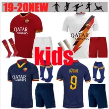 Новинка г.; Детская Футбольная Футболка в римском стиле «EL SHAARAWY FLORENZI DE ROSSI TOTTI DZEKO PEROTTI NAINGGOLAN»; 19 20