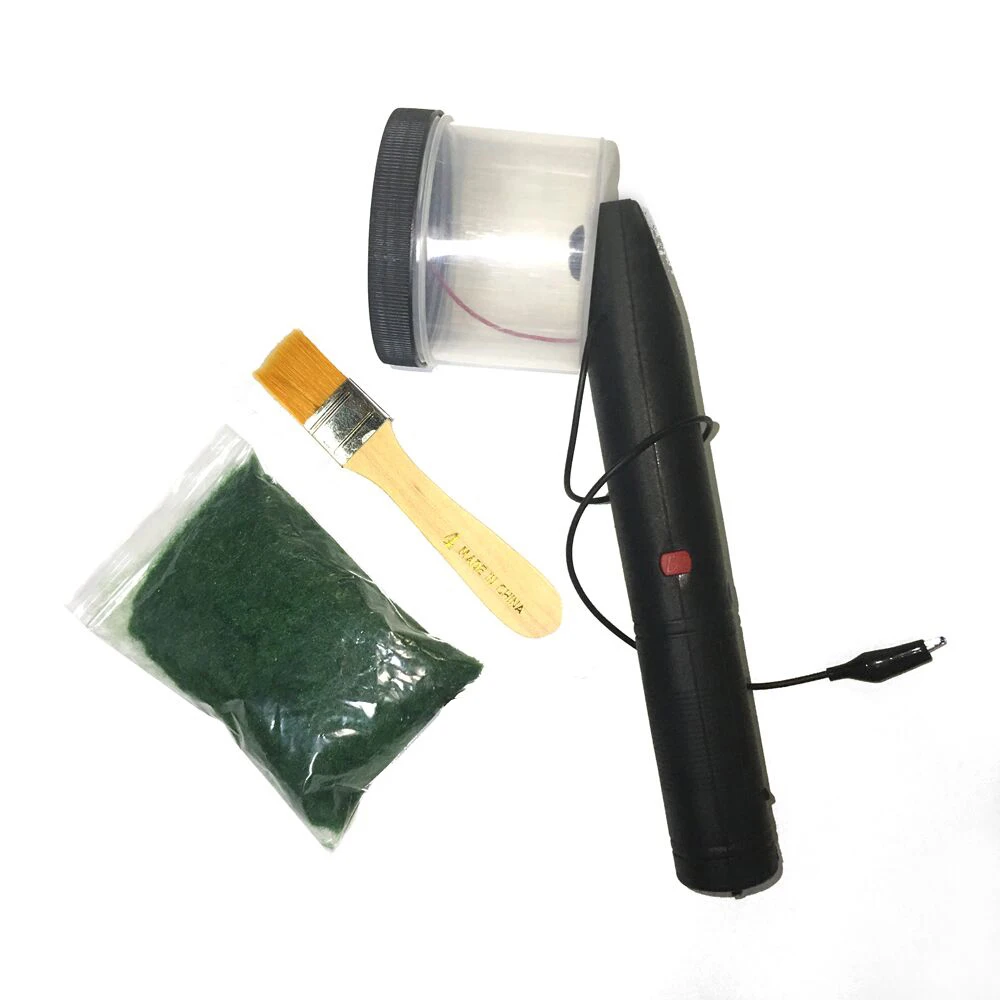 

Mini Portable Electrostatic Flock Applicator Scene Model Grass Plant Landscape Models DIY Tools Battery Powered