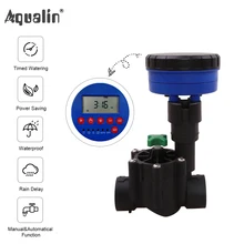 1 sistema de rega automático do temporizador da água do controlador da entrada da c.c. 3v do jardim da estação usado com a válvula solenóide da c.c. 9-12v #21873