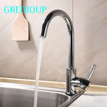 

Torneiras Para Cozinha Mixer Single Handle Kitchen Faucet Fixtures Stream Deck Chrome Sink Taps Copper Water Kitchen Tap Faucets