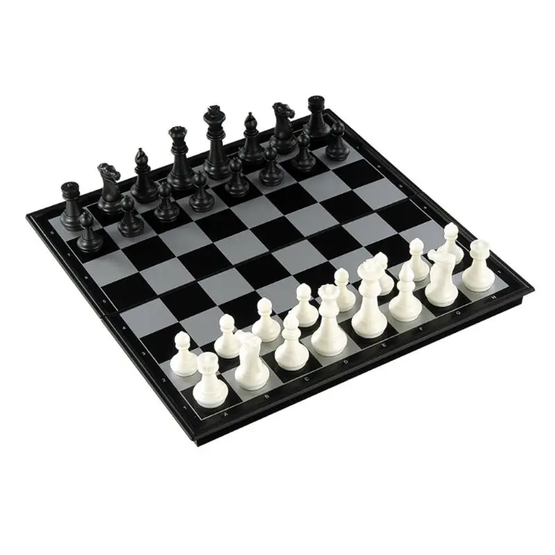 

3 in 1 Foldable Magnetic International Chess Backgammon Checkers Set Board Game
