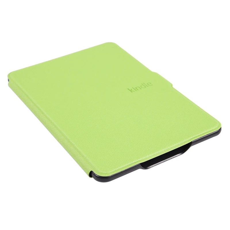 Магнитный чехол из искусственной кожи тонкий для Amazon Kindle Paperwhite(Крест шаблон, фиолетовый