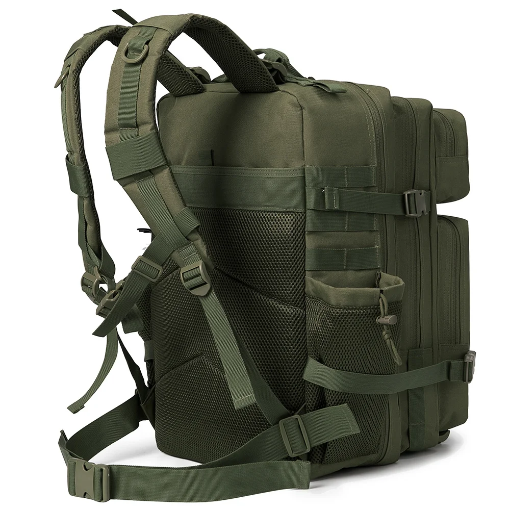 QT QY 50L Military Tactical Backpack Army Bag Hunting MOLLE Backpack GYM For Men EDC Outdoor