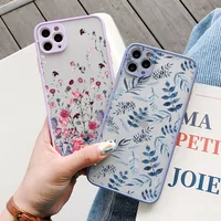 Ręcznie malowane etui na telefon dla iphone X XS MAX XR kwiat pokrywa twarde, odporne na wstrząsy etui dla iPhone 6s 7 8 Plus SE 2 13 12 11 pro MAX 4