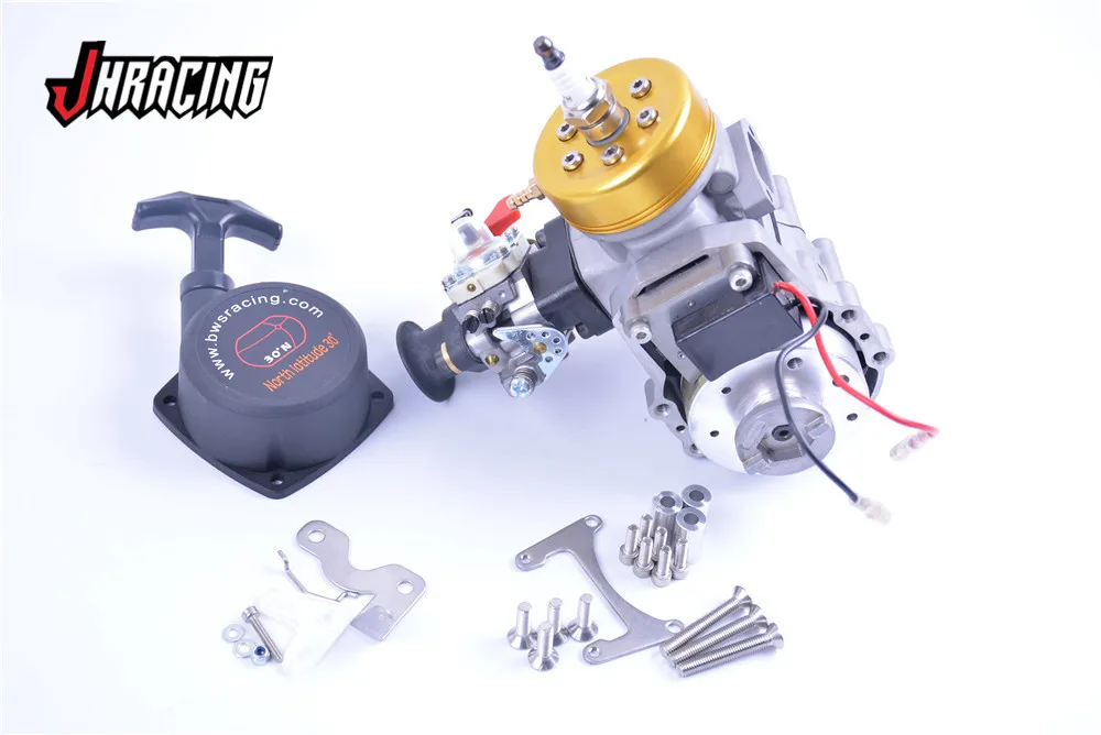 2 тактный бензиновый двигатель 29cc с водяным охлаждением 30 ° N для лодки RC Детали | Отзывы и видеообзор