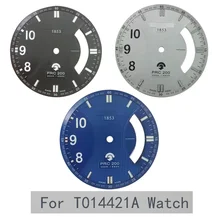 32,3 мм Циферблат часов для T014421A PRC200 Мужские кварцевые часы T014 буквенные часы аксессуары для T014421 запчасти для ремонта