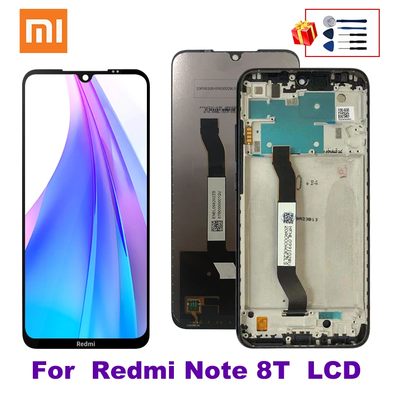 ЖК дисплей 6 3 дюйма для Xiaomi Redmi Note 8T дигитайзер сенсорного экрана в сборе запасные части дисплей|Экраны