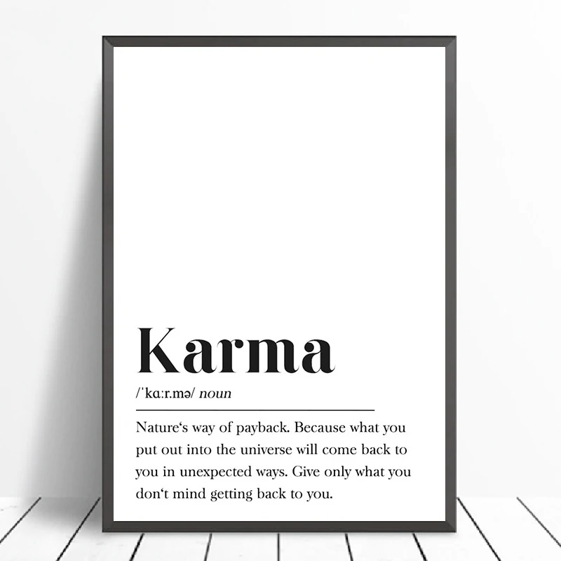 Karma-Definition-Print-Happy-Wall-Art-Canvas-Painting-Motivation-Gift-Typography-Buddhism-Poster-Law-of-Attraction (2)