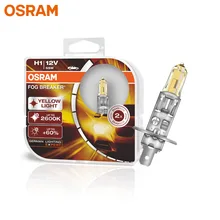 OSRAM H1 желтый 62150FBR галогенный противотуманный фонарь 12 В 55 Вт Автомобильная оригинальная фара 2600K свет+ 60% Ярче Авто подлинные лампы, пара