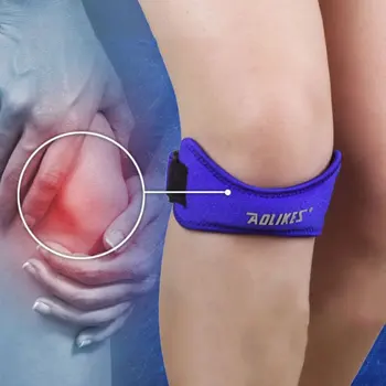 1Pcs Verstelbare Knee Brace Knie Patella Mouwen Wrap Cap Stabilizer Sport Knie Ademende Bescherming Patella Riem 1Pcs Verstelbare Knee Brace Knie Patella Mouwen Wrap Cap Stabilizer Sport Knie Ademende Bescherming Patella Riem