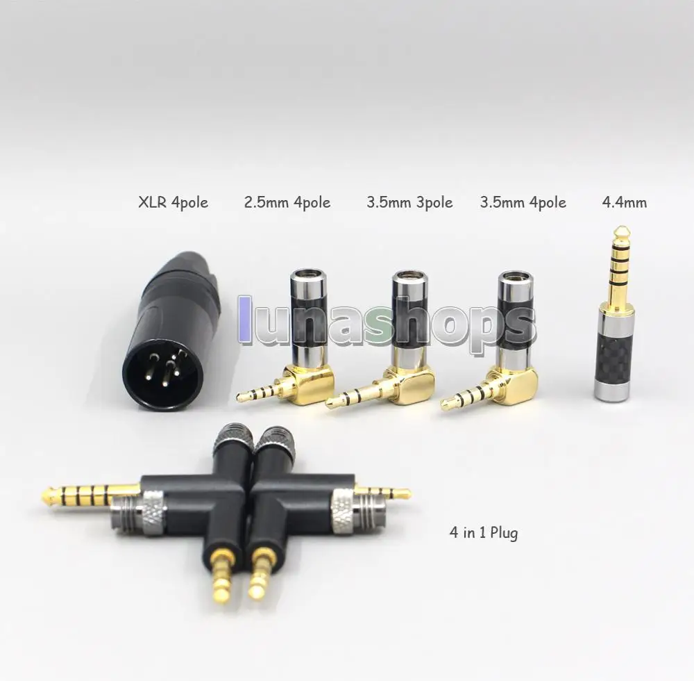 XLR сбалансированный 3,5 мм 2,5 мм 8 ядер посеребренный для наушников кабель для Sennheiser IE40 Pro LN006355