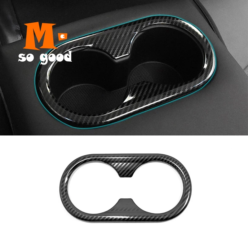 

1pcs For Hyundai Sonata 2020 2021 Stainless steel Car Rear Back Tail Armrest Water Cup holder Car styling Decoration Accessories
