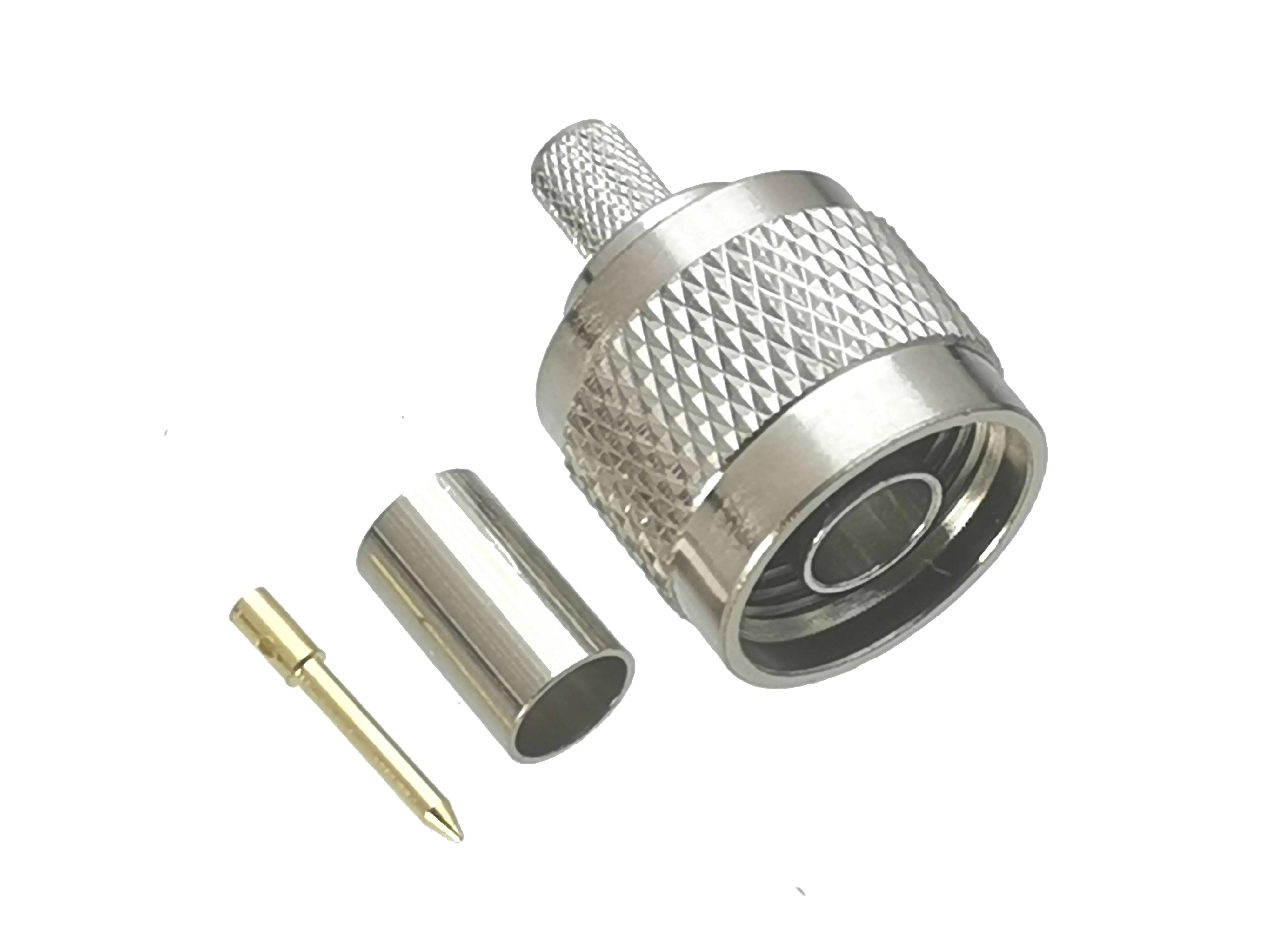 1Pcs Connector N Male Plug Crimp RG8X RG-8X LMR240 Cable Wire Terminal RF Adapter Coaxial High Quanlity | Обустройство дома