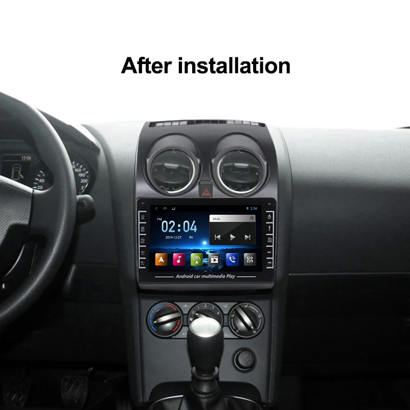 Автомагнитола на Android мультимедийный видеоплеер с GPS для Nissan Qashqai 1 J10 2006 2007 2008 2009