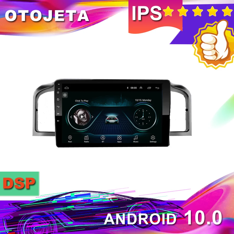 

New Arrival 9inch Android 10.0 Car GPS for lifan solano 2011-2016 Car Radio car Multimedia tape recorder bluetooth navigation