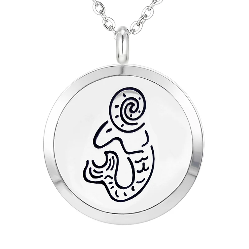 415 Essential Oil Diffuser Locket Pendant Necklace