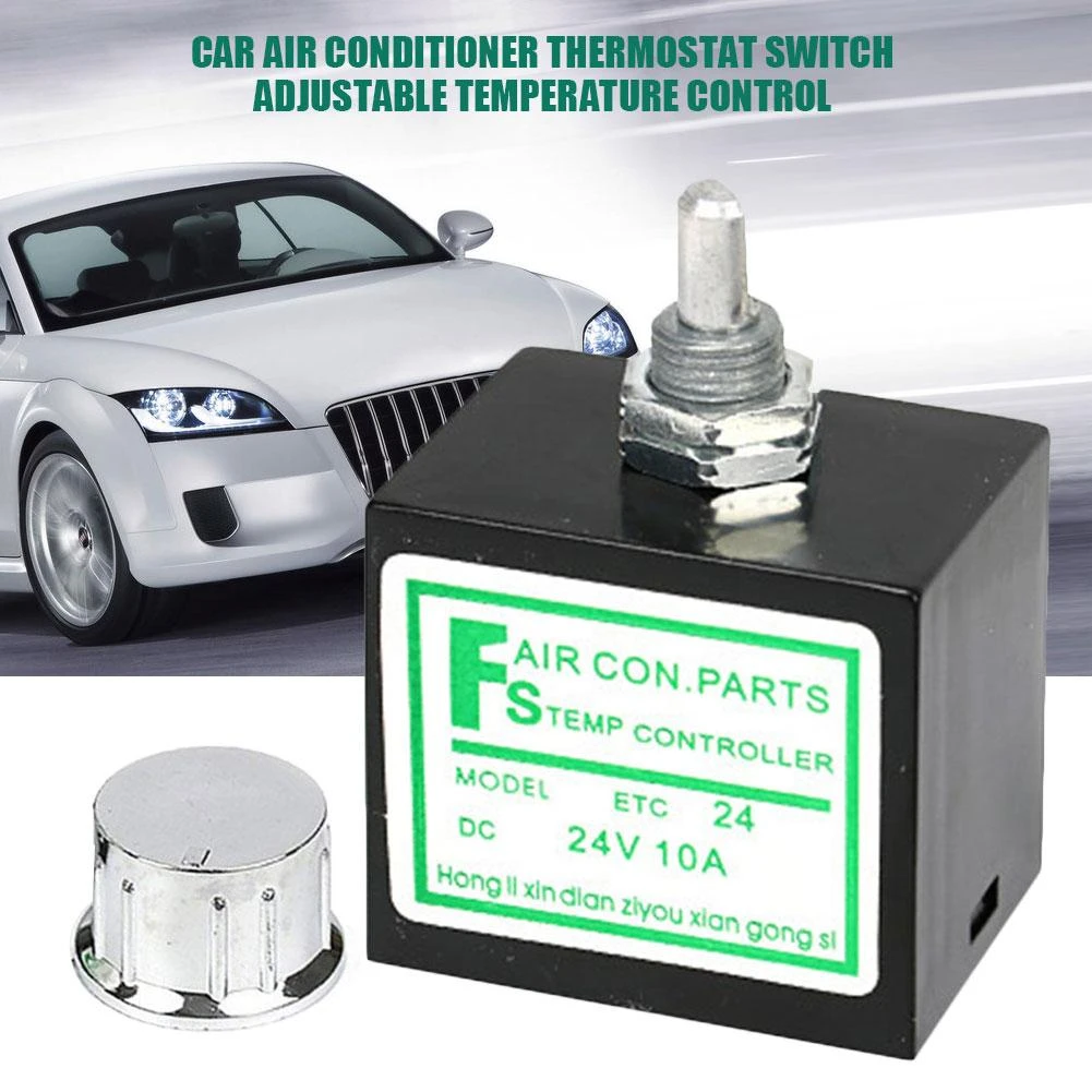 12v 24vカーエアコン電子サーモスタットスイッチ調整温度制御車オートa Cエアコン蒸発器 車のスイッチ リレー Aliexpress