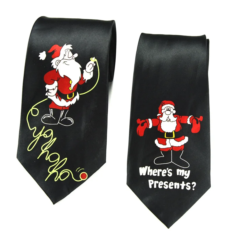 Горячая Распродажа, новые рождественские галстуки для мужчин, модные повседневные Галстуки с принтом снежинки для мужчин, профессиональные галстуки с узором, 10 см
