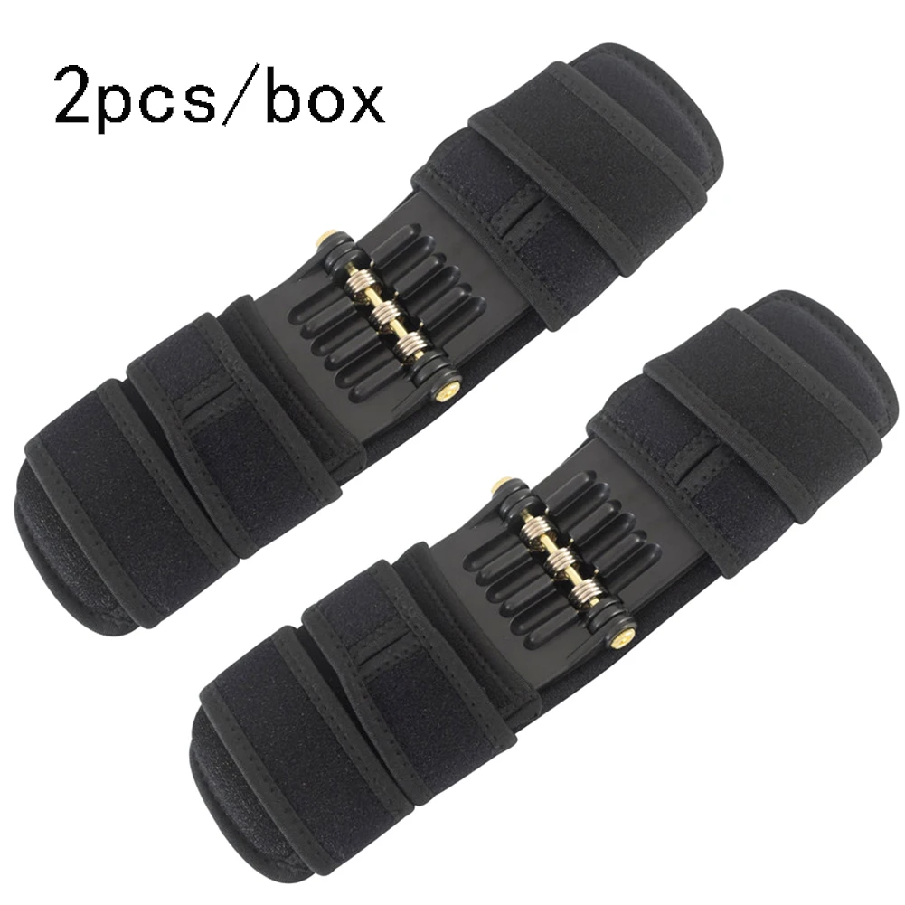 2PCS Наколенники для поддержки суставов, наколенники, наколенники, Нескользящие наколенники, стабилизаторы, подтяжки, пружинная сила, наколенник, сухожильная скобка - Цвет: 2PCS
