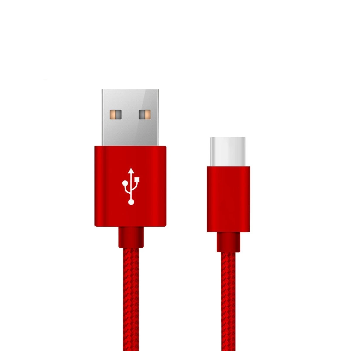 Для samsung A70 A60 A50 A40 A30 A20 2.4A Тип C USB Дата-кабель для huawei P30 Pro P20 Lite Коврики 20 телефон быстро Зарядное устройство данные шнуры - Цвет: Красный