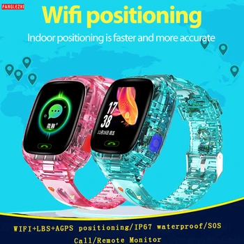 

2019 Kid Smart Watch Children Sim Card 2g Camera WiFi+GPRS+LBS Positioning IP67 Waterproof Watch Phone Smartwatch for Android