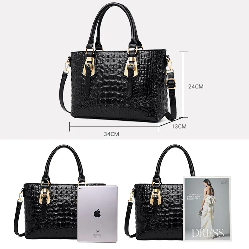 Роскошные сумки женские сумки дизайнерские Bolsa Feminina модные сумки через плечо женские сумки из крокодиловой кожи