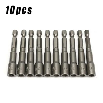 

Supplies Drill Bits 10pcs Magnetic Driver Socket Chrome Vanadium Steel