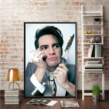 

Posters and Prints Brendon Urie Panic at the Disco Modular Picture Home Decor Singer Wall Art Modern Canvas Painting For Bedroom