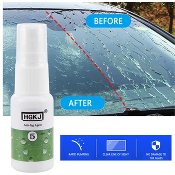 

HGKJ-5 20ml Efficient Hydrophobic Rainproof Agent Car Window Windshield Glass Anti-fog Spray Auto Household Accessries TSLM1