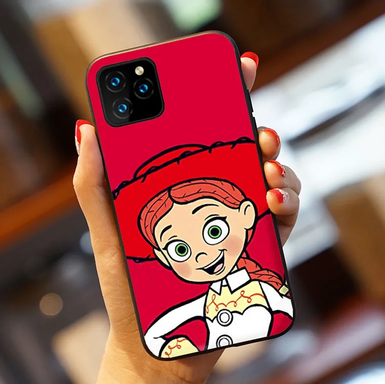 Милая история игрушек мультфильма черный ТПУ чехол для телефона для iPhone 7 7Plus 8 8Plus 6s Plus 11 Pro X XS Max Xr Вуди Базз Рекс мягкий чехол