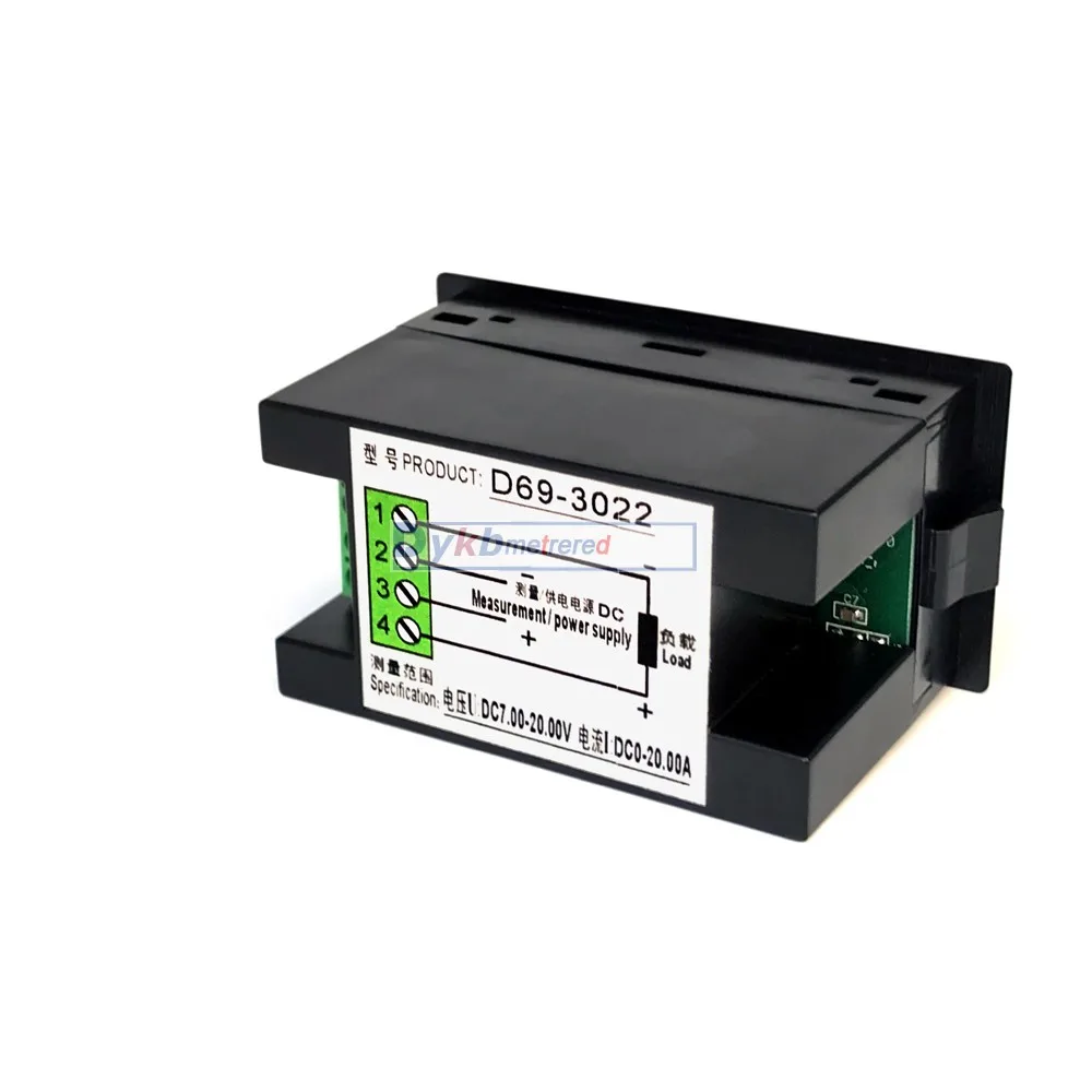 4 в 1 DC 14 600V 0 100A ЖК дисплей цифровой измеритель напряжения тока активной энергии